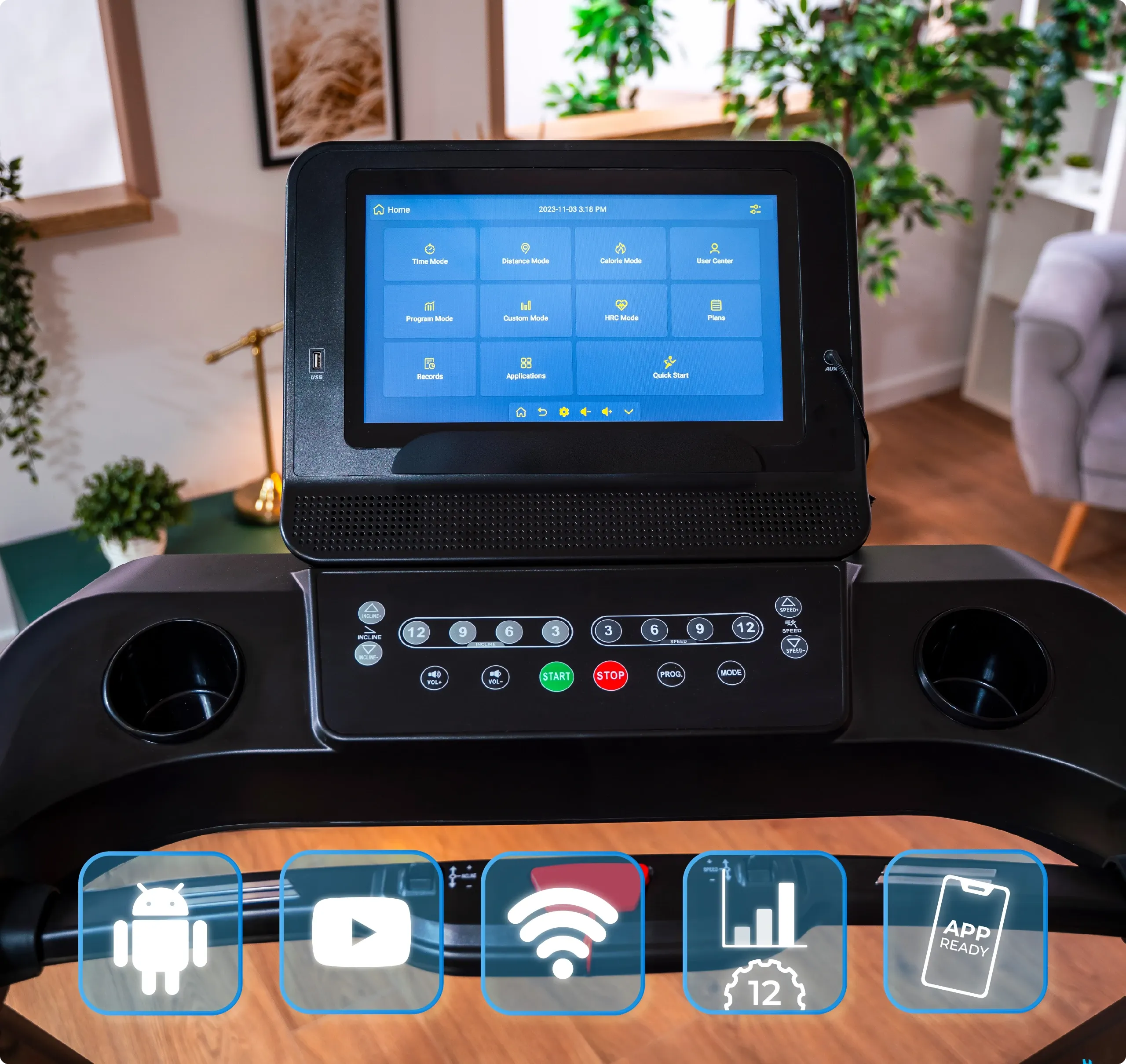 Funções da esteira