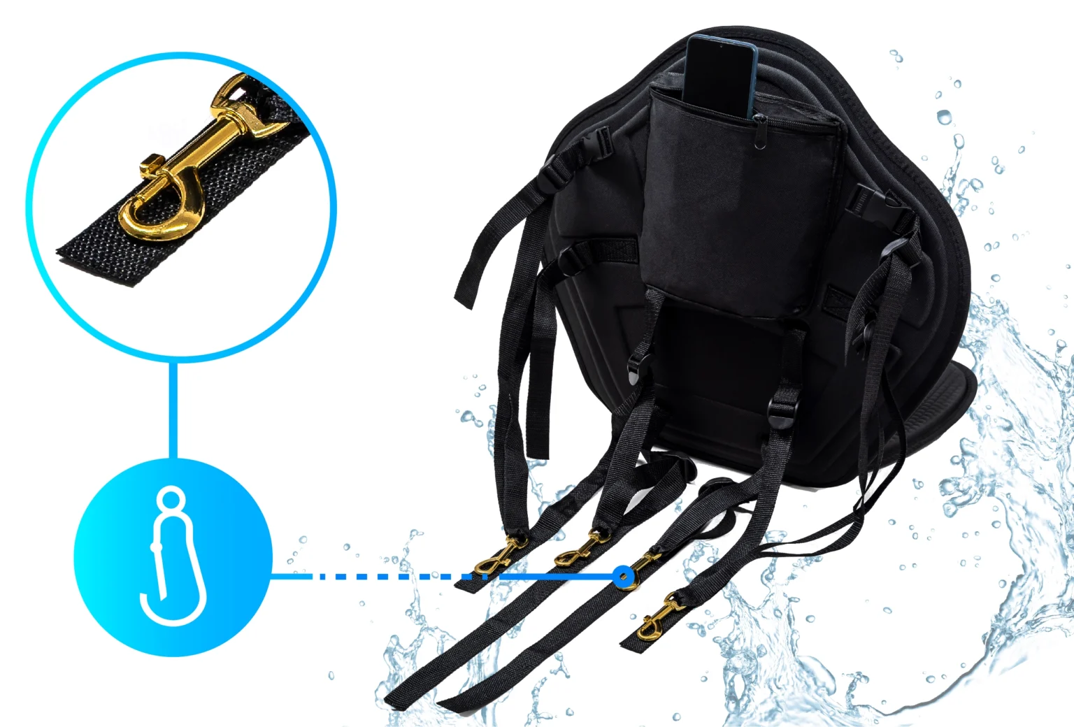 Montagem fácil do assento