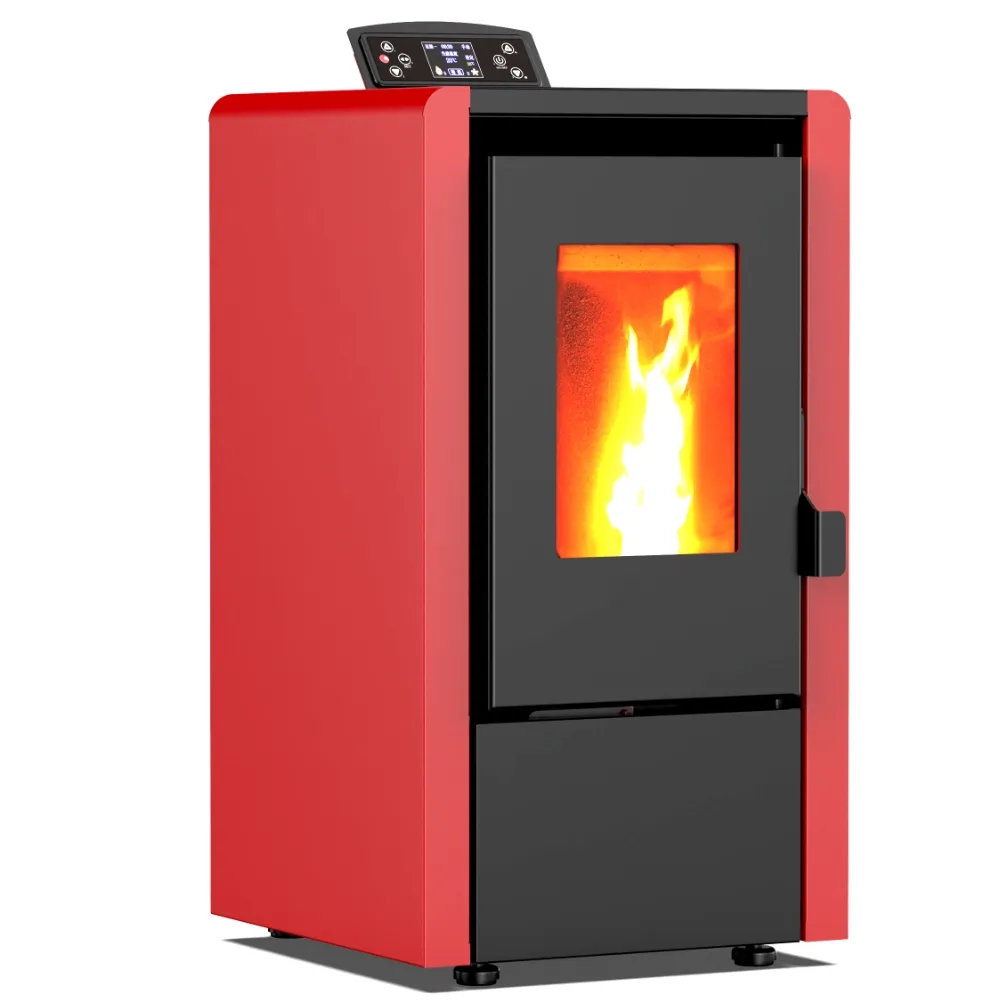 Salamandra a pellets autónoma 12kW – THUNDER ARIA-BLACK