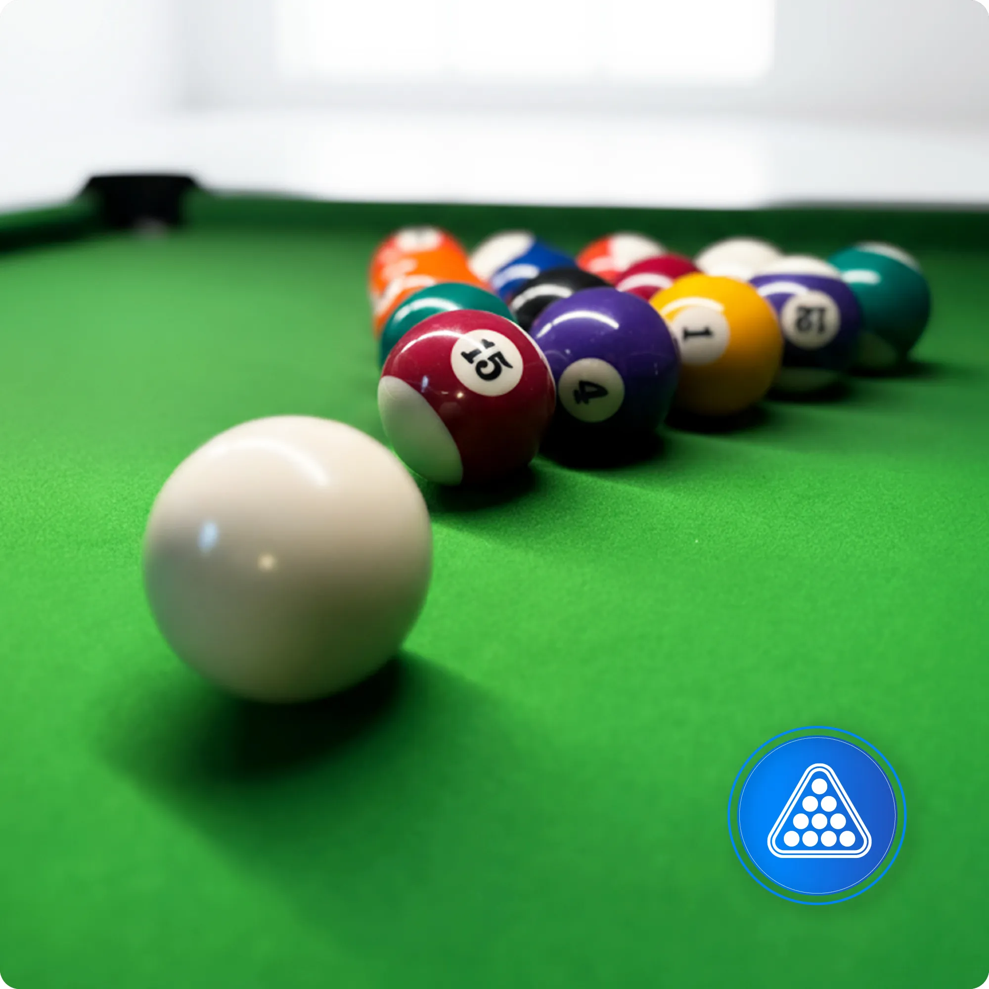 Conjunto da mesa de bilhar BOLD-BLACK-8FT