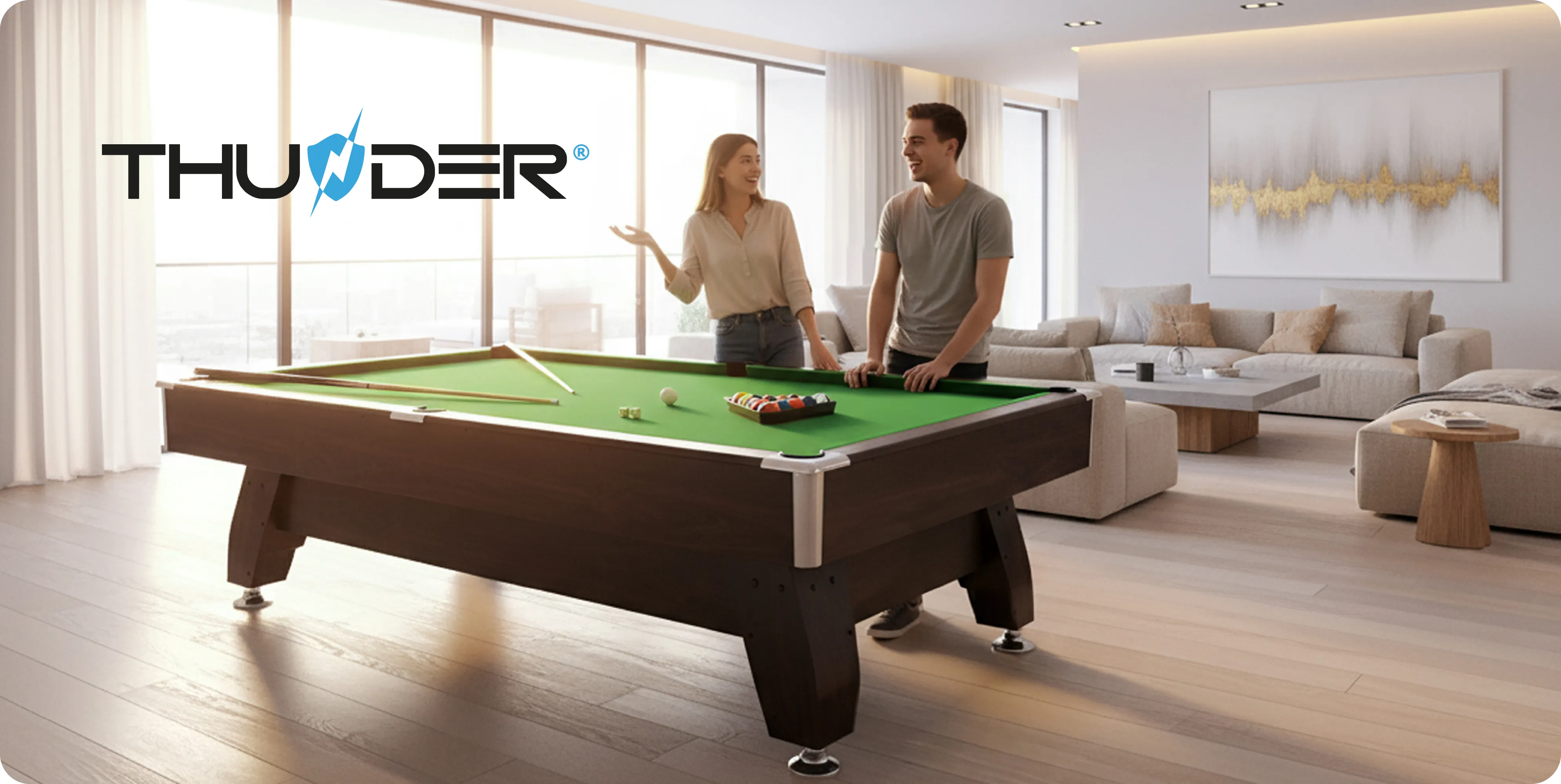 Mesa de bilhar BOLD-BLACK-8FT