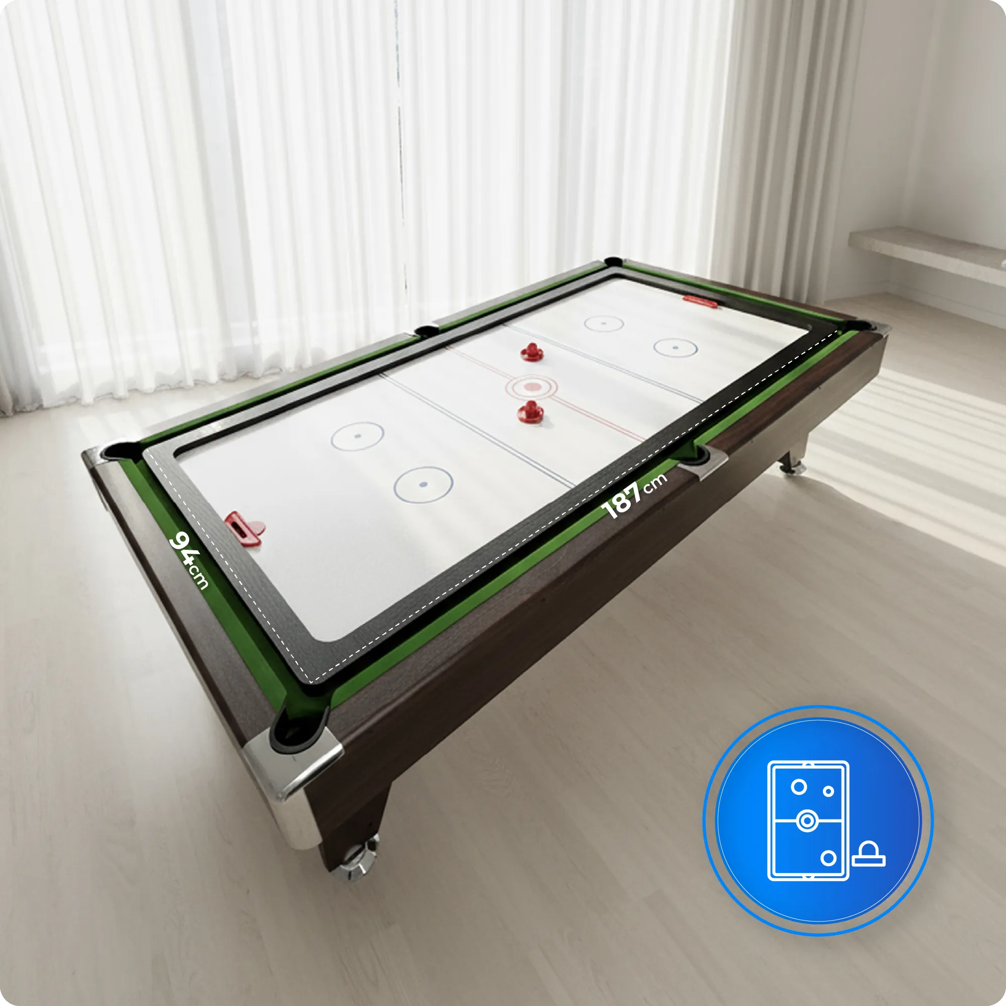 Conjunto da mesa de bilhar BOLD-BLACK-8FT