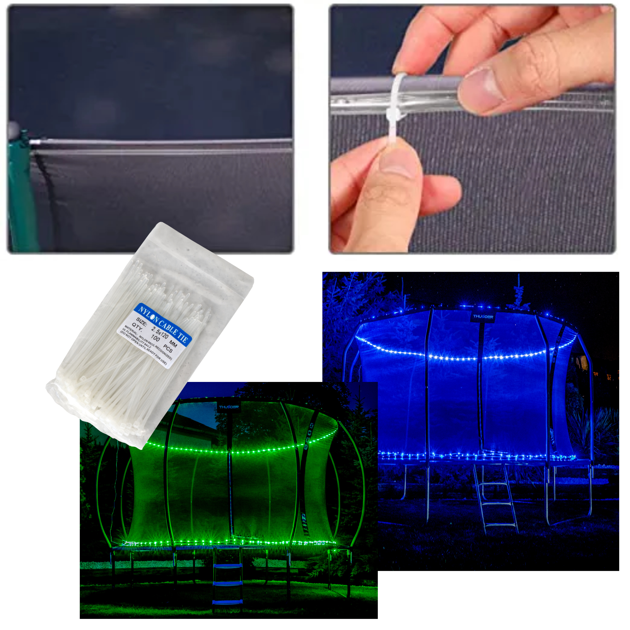 Ilumine a sua diversão – luzes LED para trampolim