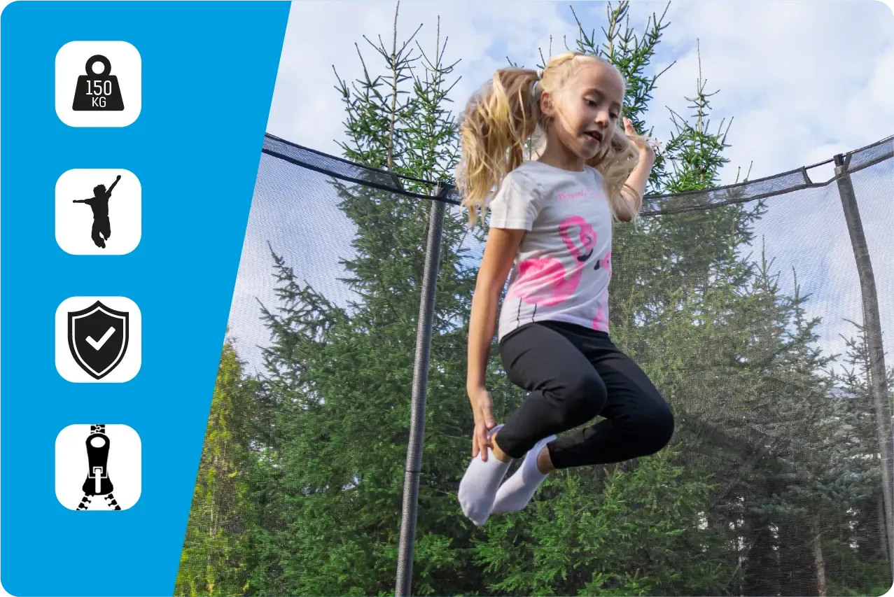 Bezpieczeństwo trampolina