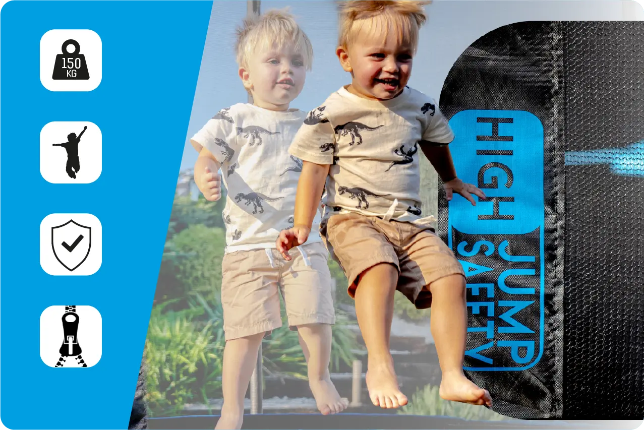 Bezpieczeństwo trampolina