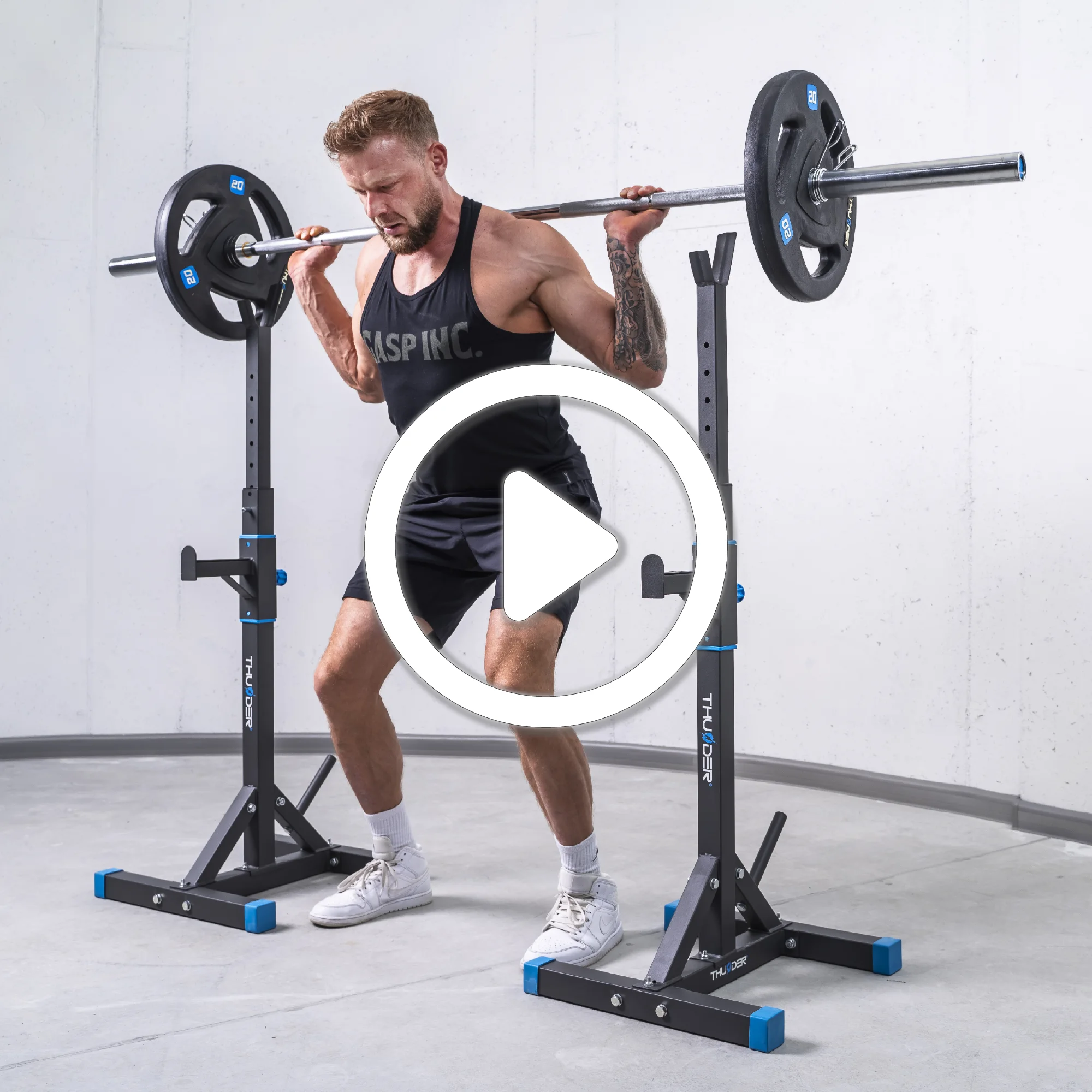 Halteres e pesos da marca THUNDER