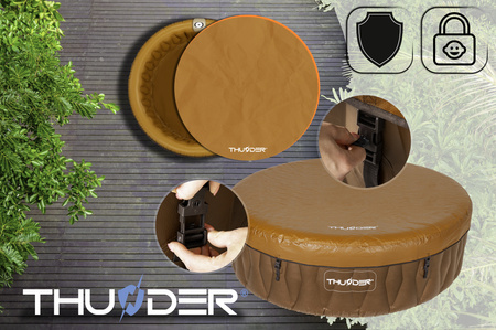 THUNDER MOCHA jacuzzi insuflável de jardim