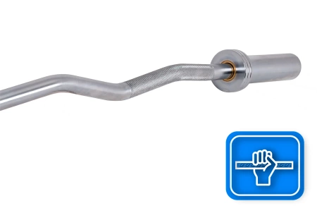 Barra olímpica ligeiramente partida 120 cm THUNDER