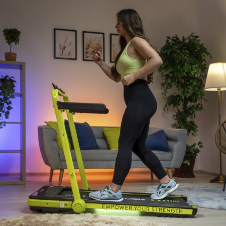 Passadeira de corrida eléctrica THUNDER IMPACT-LIME