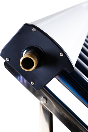 Coletor solar THUNDER sem depósito 20 tubos + estrutura