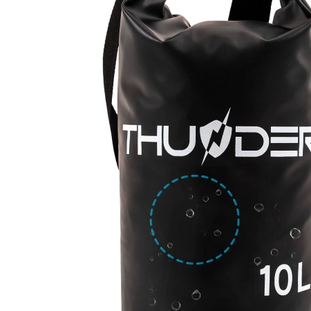 Saco impermeável 10 L THUNDER preto