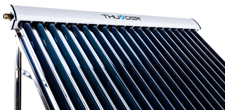Coletor solar THUNDER sem depósito 20 tubos + estrutura