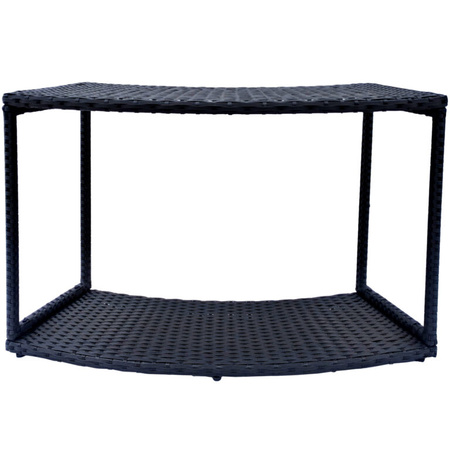 Armário sem portas THUNDER para JACUZZI circular - cor preta