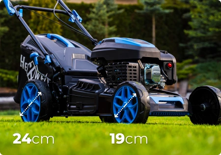 Cortador de relva a gasolina Hexwelt HW-KS-200 51cm 3,8kW com acionamento