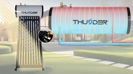 Coletor de pressão com depósito THUNDER 100 L PRETO