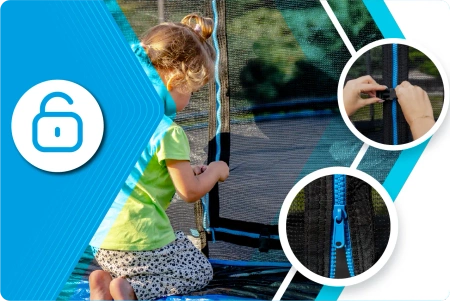 Trampolim THUNDER INSIDE ULTRA 10FT (305 cm) BLUE