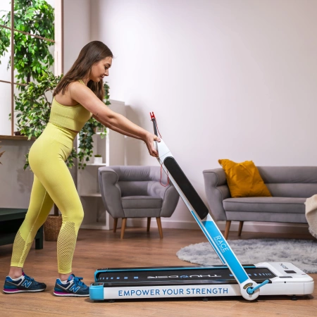 Passadeira de corrida eléctrica THUNDER RACE-WHITE