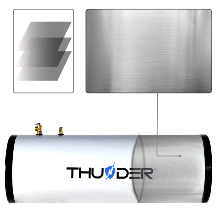 Coletor de pressão com depósito THUNDER 100 L PRETO