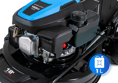 Cortador de relva a gasolina Hexwelt HW-KS-150 46cm 2,6kW com acionamento