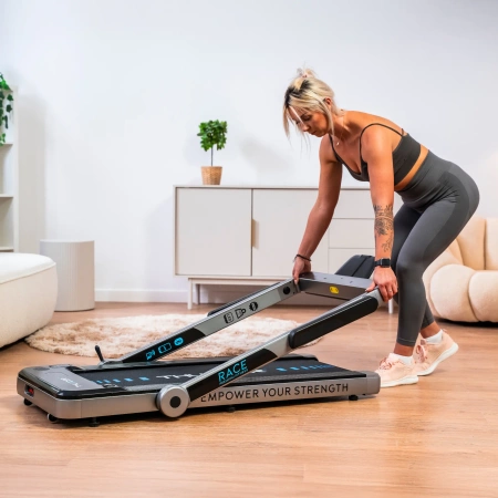 Passadeira de corrida eléctrica THUNDER RACE-SILVER