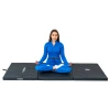 Tapete de ginástica preto 197x100x5 THUNDER