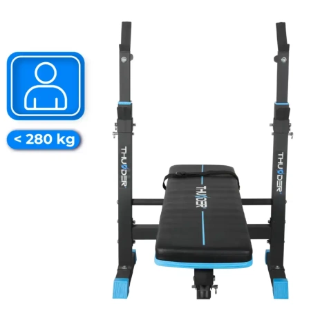 Banco de treino THUNDER MONET com suportes