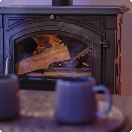 Fogão a lenha em ferro fundido WESTA 17 kW