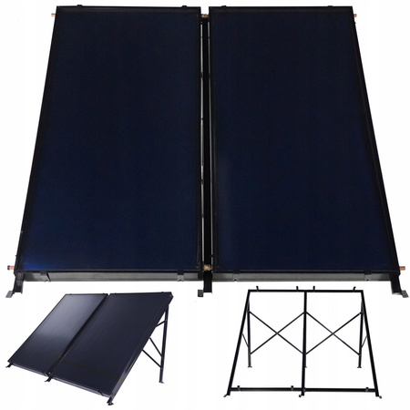 Coletor solar plano 2x 2m THUNDER