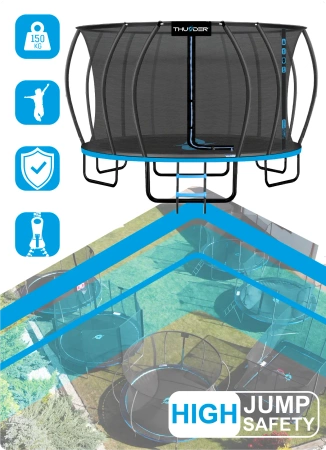 Trampolim THUNDER INSIDE ULTRA 16FT (488 cm) BLUE