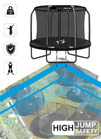 Trampolim THUNDER INSIDE ELITE 6FT (183 cm) PRETO