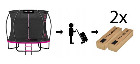 Trampolim THUNDER INSIDE ULTRA 10FT (305 cm) PINK