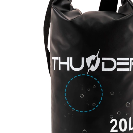 Saco impermeável 20 L THUNDER preto