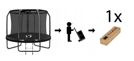 Trampolim THUNDER INSIDE ELITE 6FT (183 cm) PRETO