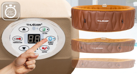 THUNDER MOCHA jacuzzi insuflável de jardim