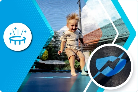 Trampolim THUNDER INSIDE ULTRA 14FT (427 cm) AZUL