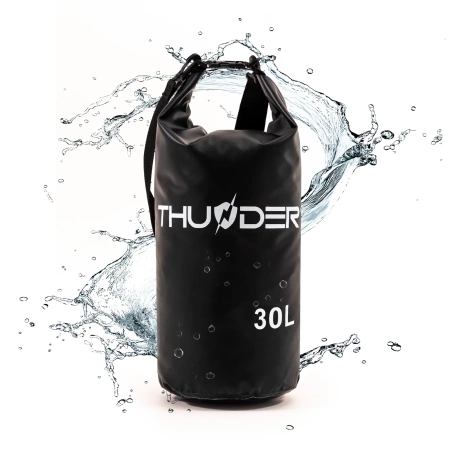Saco impermeável 30 L THUNDER preto