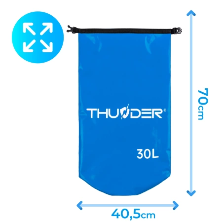 Saco impermeável 30 L THUNDER azul