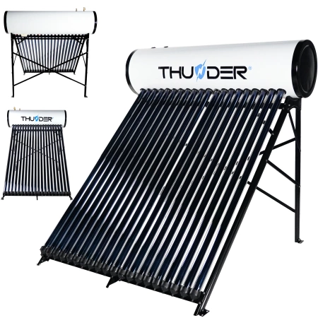 Coletor de pressão com depósito THUNDER 200 L PRETO