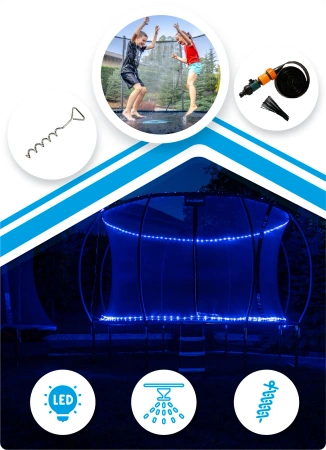 Trampolim THUNDER INSIDE ULTRA 14FT (427 cm) AZUL