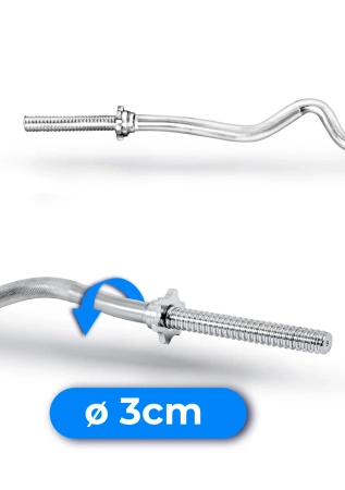 Grifo de parafuso muito partido 120 cm 30 mm THUNDER