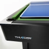 Mesa de bilhar THUNDER com revestimento de bolas de bilhar/ping pong 7FT - BOLD-BLACK