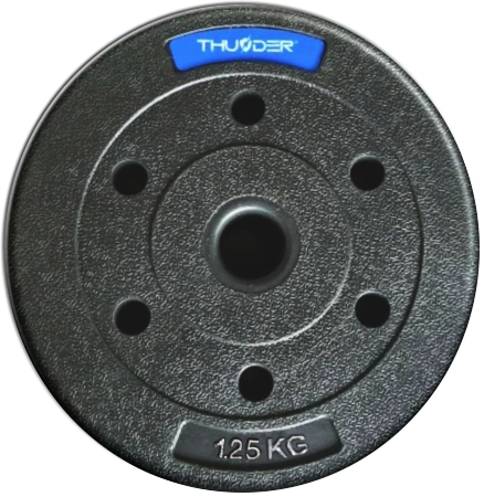 Pesos betuminosos fixados por THUNDER 2x10 kg + 4x5 kg + 4x2,5 kg + 8x1,25 kg