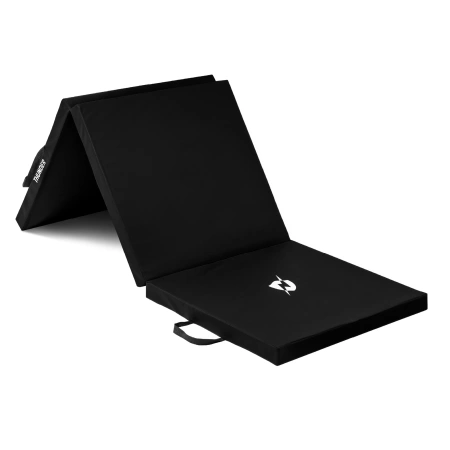 Tapete de ginástica preto 180x60x4 THUNDER