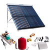 Conjunto solar com um coletor de 25 tubos de vácuo sem cabo solar e sem depósito