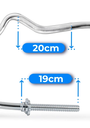Grifo de parafuso muito partido 120 cm 30 mm THUNDER