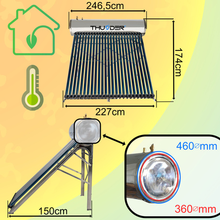 Coletor de pressão com depósito THUNDER 300 L