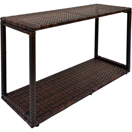 Armário sem portas THUNDER para JACUZZI quadrado - cor castanha