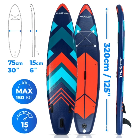 Prancha de SUP 320cm THUNDER STRIPES