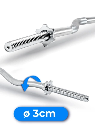 Grifo de parafuso ligeiramente partido 120 cm 30 mm THUNDER