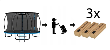 Trampolim THUNDER INSIDE ULTRA 14FT (427 cm) AZUL